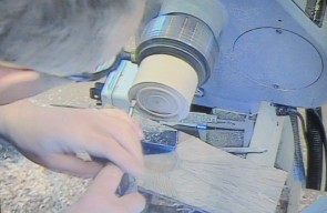 Turning a ring for the bowl